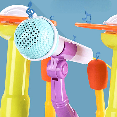 Jouet Musical Bébé - KidsDrumSet™ - Vert